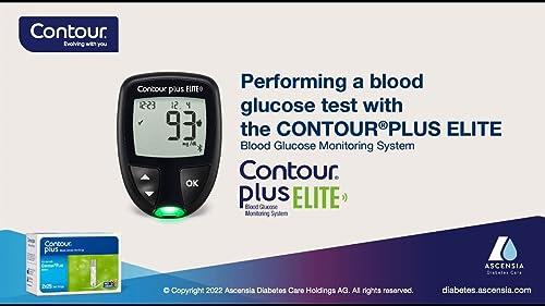 CONTOUR Contour Plus Elite Blood Glucose Monitoring System (with Bluetooth) | Glucometer with 25 Free Test Strips