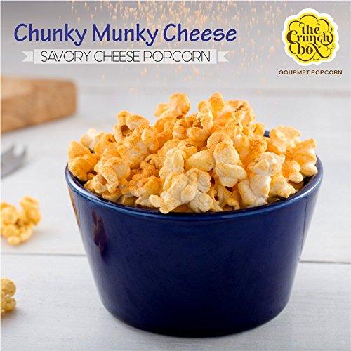 The Crunch Box The Crunch Box Combo Set 2 Large Tins Hot Caramel Crunch & Chunky Munky Cheese 600 Grams