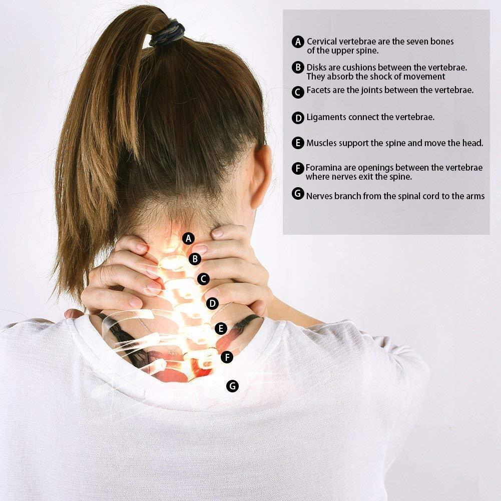 SVK DREAM SVK DREAM 3 Layer Cervical Neck Air Traction Device and Collar Brace, Inflatable & Adjustable Neck Stretcher Support, Neck Brace Pillow for Chronic Neck Pain Relief For Men & Women