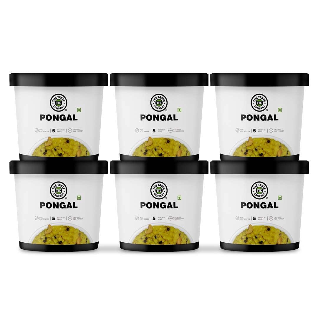 TheTasteCompany TheTasteCompany Pongal - Ready to Eat | Instant Food | Taste Company (Pack of 6)