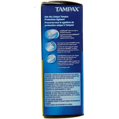 Tampax Tampax Cardboard Applicator Tampons, Regular Absorbency - 20 Count