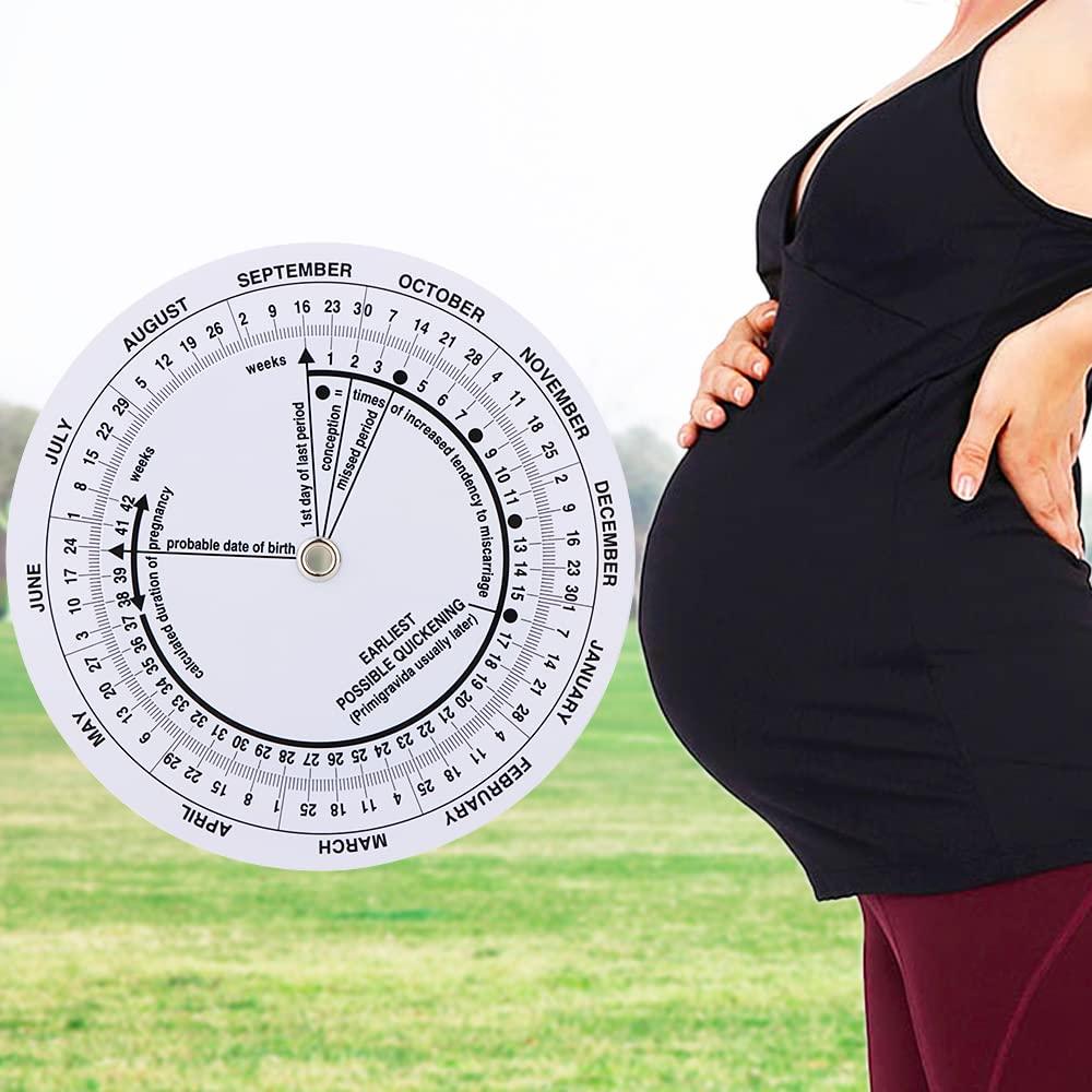 DQITJ 2 Pcs Pregnancy Wheel, Pregnant Due Date Calculator