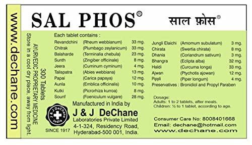 J & J DECHANE J & J DeChane - SalPhos 10 x 10 Tablets - Pack of 3