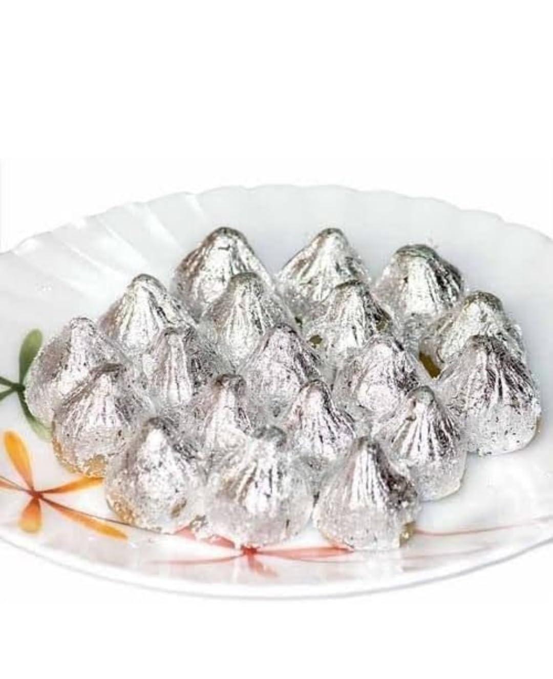 FGLC SGLS Gold Leaf Silver FOILS Leaves Vark VARAKH for India. Sweets Cakes ICE Creams PAN SERUMS AYURVEDIC Medicine Jain Temple (100)