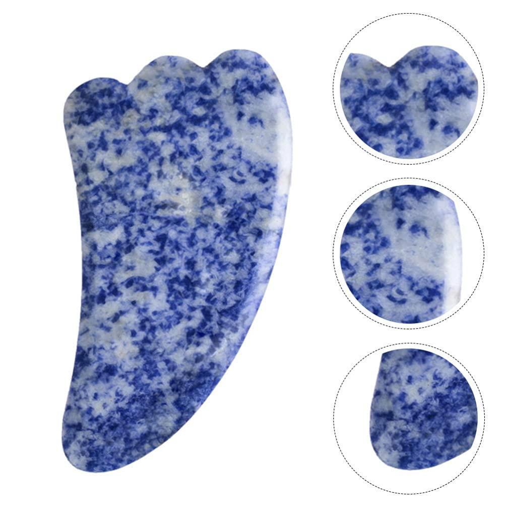 FOMIYES FOMIYES Jade Face Massager Jade Scraping Massage Quartz Face Massage Tool Anti- Aging Skincare Board for Face Body SPA Acupuncture Treatment Facial Lifting Tightening