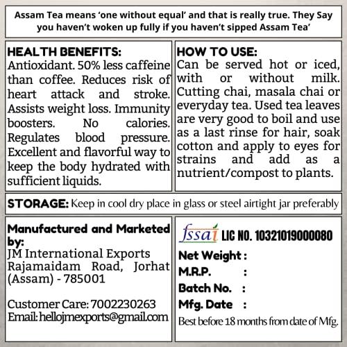 Generic DemocraticTea Assam Organic Orthodox Tea Golden (Bold, Rich Aroma, 50gram)