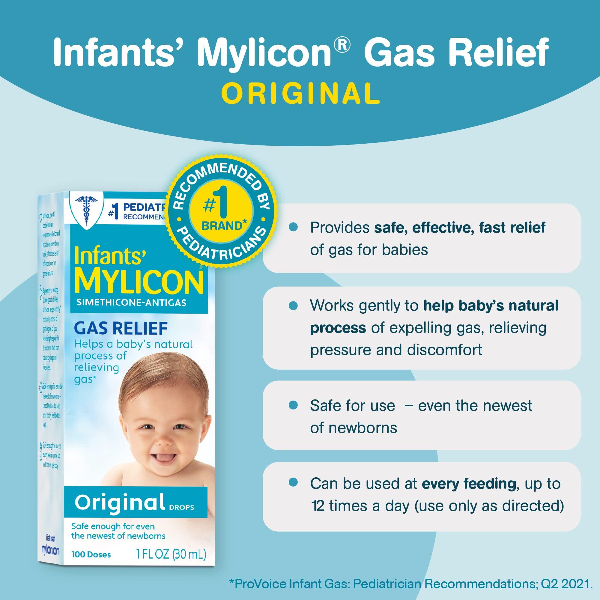 Mylicon Mylicon Infant Drops Anti-Gas Relief Original Formula, 1.0 Fluid Ounce
