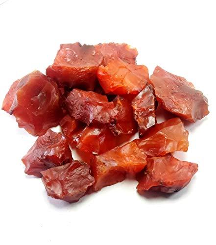 CA AGATE Natural Red carnelian Stone Raw 500 Gram for Reiki Healing and Crystal Healing Stones