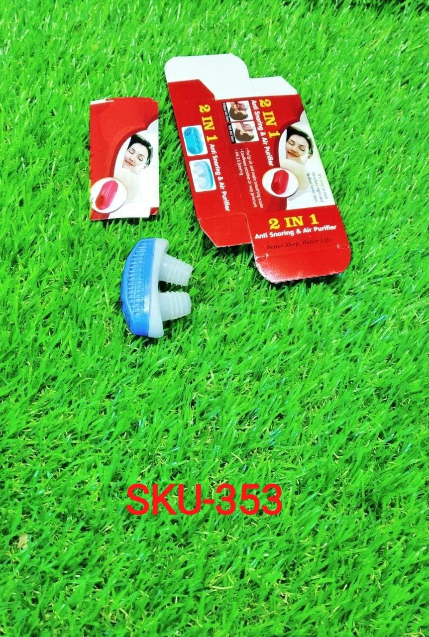 Heerlen 2 in 1 Anti Snoring and Air Purifier Nose Clip for Prevent Snoring and Comfortable Sleep