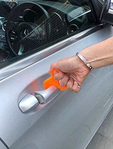 MEENAMART.COM MEENAMART.COM 2 Finger Design Car Door Open Multifunction Covid Key(Pck of 2)
