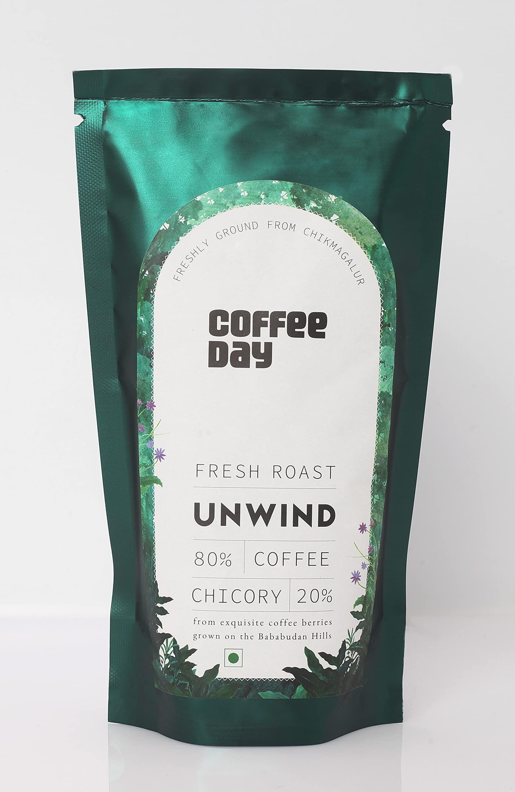 Cafe Coffee Day Cafe Coffee Day Filter Coffee Home Brew Pack | 5 Filter Coffee variants of Coffee Day - Starter Pack | Peaberry | Unwind | Relish | Refresh | Comfort - 75gm each