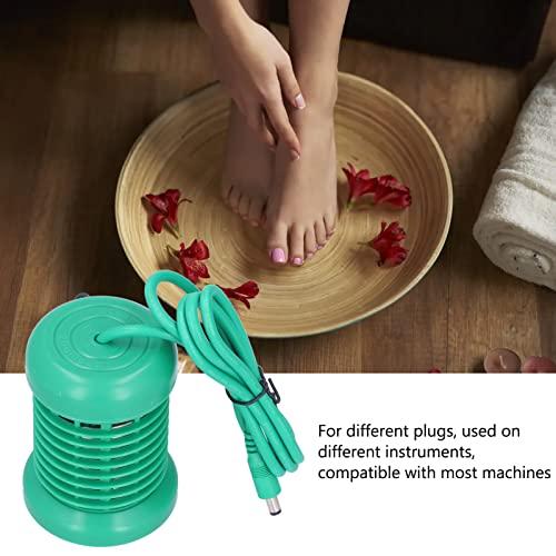 Fabater Detox Array Ion Head, Detachable Foot Bath Ion Head Stainless Steel Washable for Beauty Salon for Health Center for SPA(Yubencao Green Single Hole-Removable and Washable)