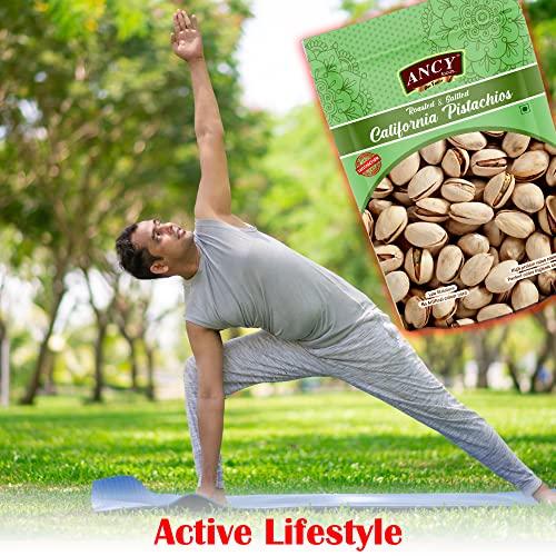 Ancy Ancy Pistachios/Pista Roasted and Salted Whole Extra Large-250G