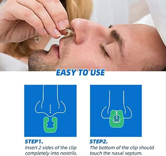 HONEST CHOICE EXPERIENCE THE PERFECT HC Snore Free Nose Clip | Unisex Stop Snoring Anti Snore Free Sleep Silicone Magnetic Nose Clip | Nose Clip | Anti Snoring device Set Of 1 (NOSSE CLIP) (clear)