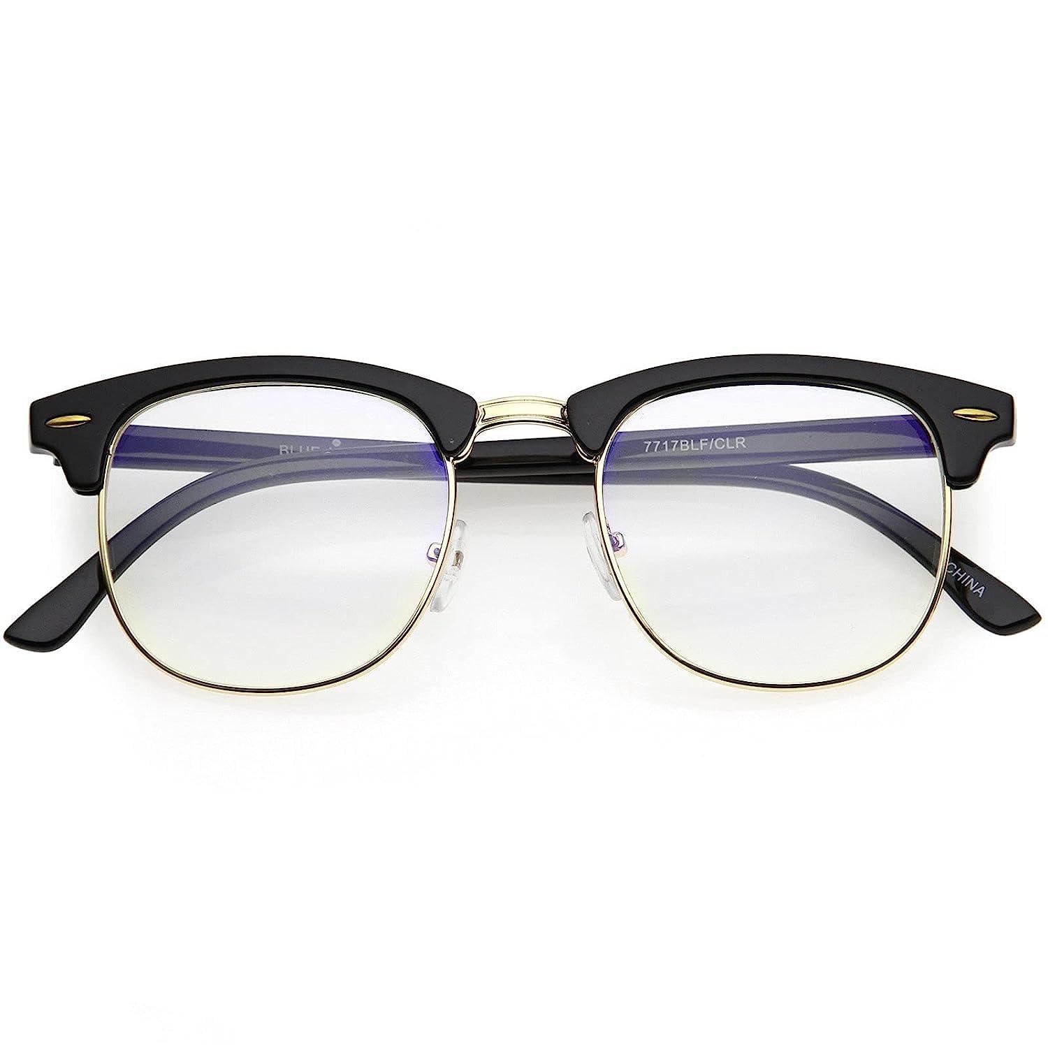 CREEK CREEK Blue Light Blocking Blue Cut Anti Glare Round Glasses Men and Women for Eye Protection from UV by Computer/Tablet/Laptop/Mobile