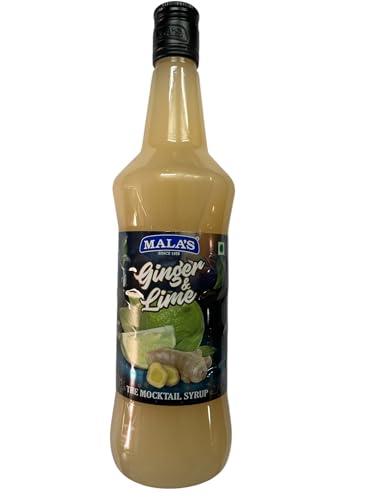 Mala's Mala\'s Lime Cordial Drink 750Ml Bottle, Ginger, 750 Gram, No Preservatives