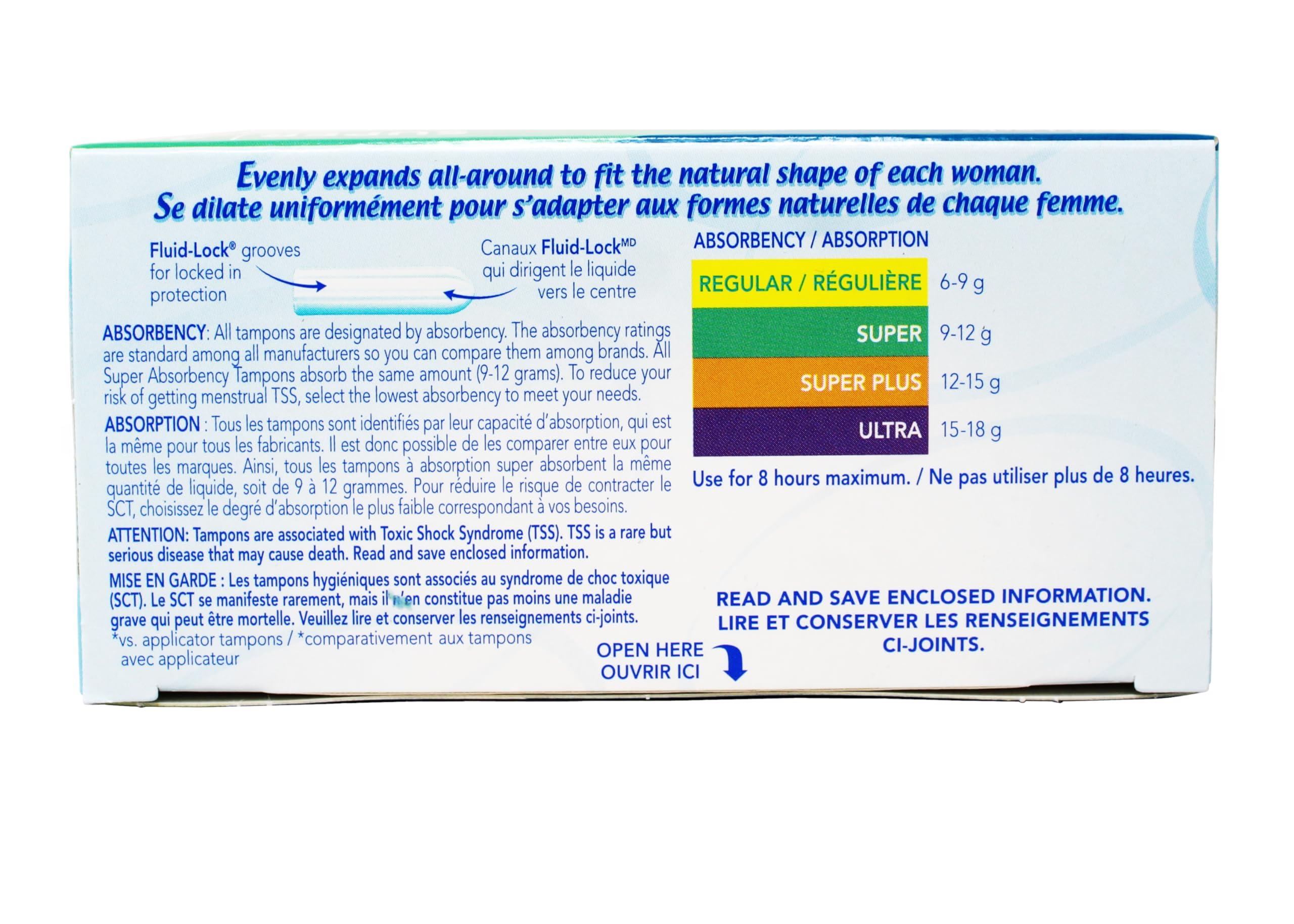 o.b. o.b. Pro Comfort Applicator Free Digital Tampons, Super - 40 Count