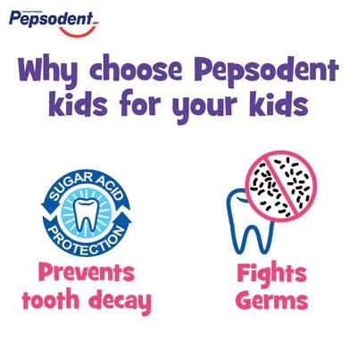 Pepsodent Pepsodent Kids Healthy Teeth Toothpaste Strawberry, 45 G (Pack Of 5)