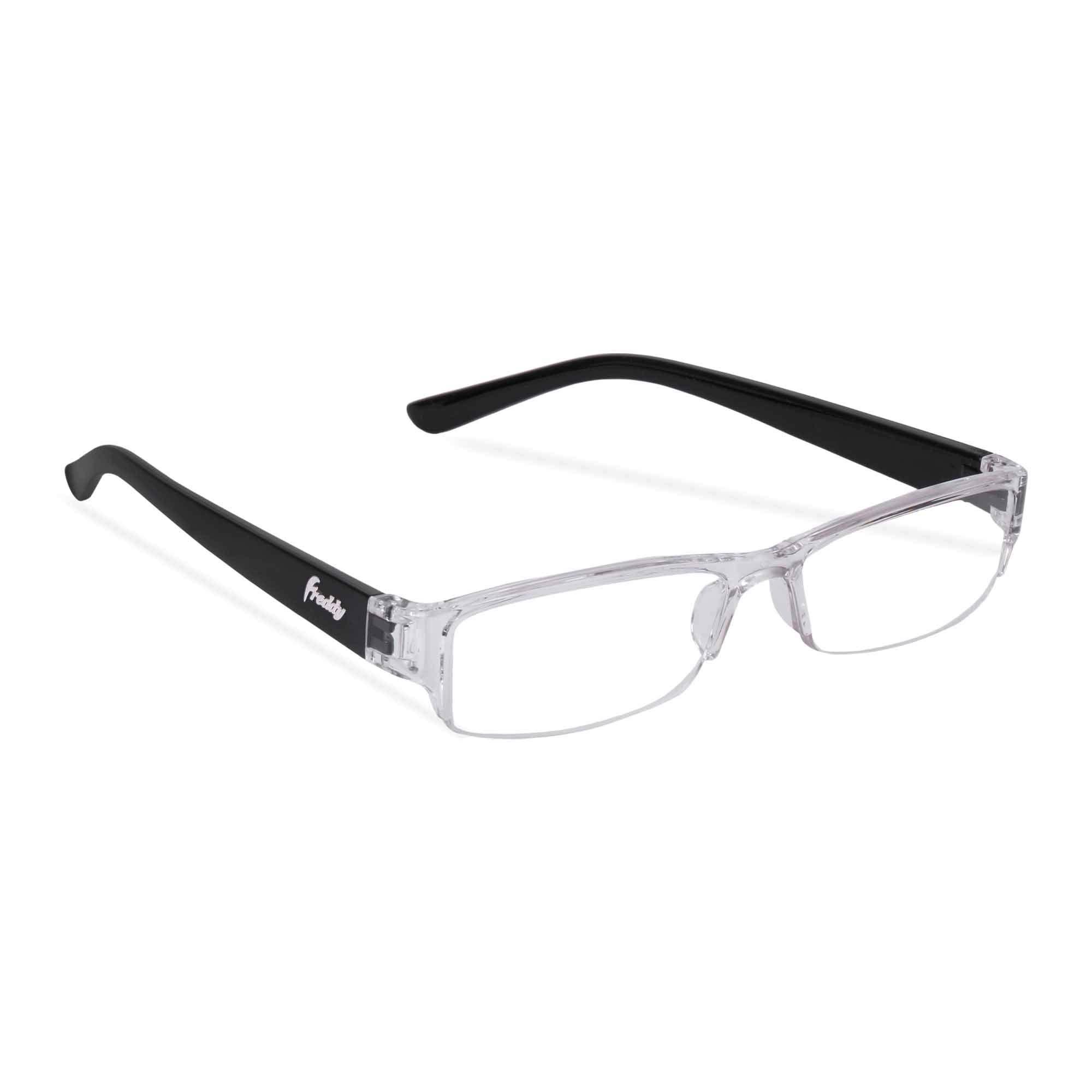 FREDDY FREDDY Half Rim Reading Glasses For Men And Women(+2.50, Black)