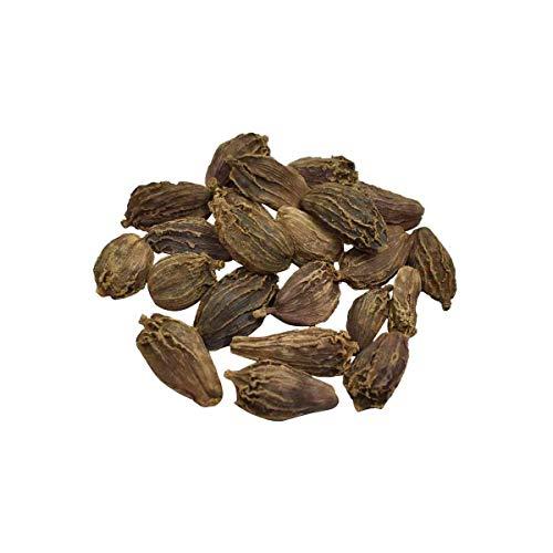 Kitchen Jungle Kitchen Jungle Cardamom Black Whole (Badi Elaichi, Sabut Elaichi) Grade- Big Size (900 Grams)