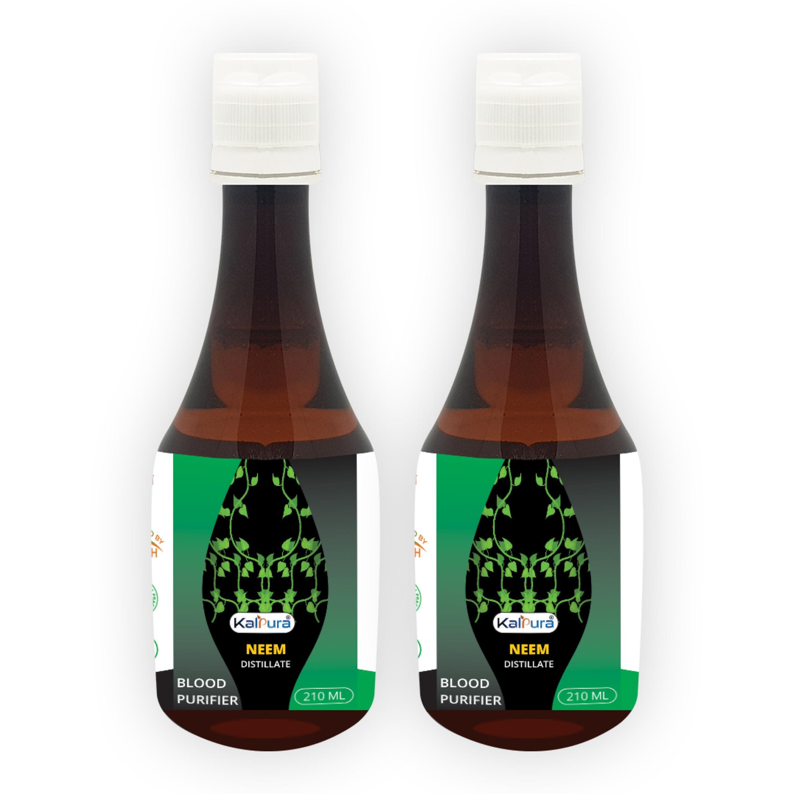 Kalpura Kalpura Neem Ark - Helps in Skin & Blood Purify - 420 ML (Pack of 2 Bottle)
