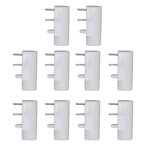 Nunafey Electrode Machine Socket, Potable 2.35 Safety 10pcs Small Size TENS Machine Socket for Home Salon Use
