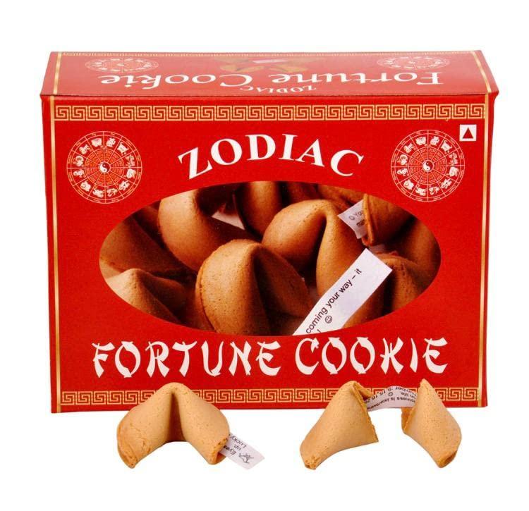 Zodiac Fortune Cookie ZODIAC FORTUNE COOKIE Vanilla Flavour Cookie,65 Grams