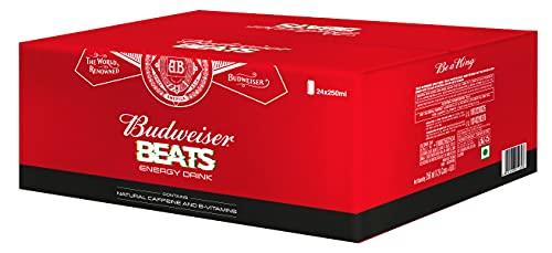 Budweiser Budweiser Beats Energy Drink 250ml ( Pack of 24)