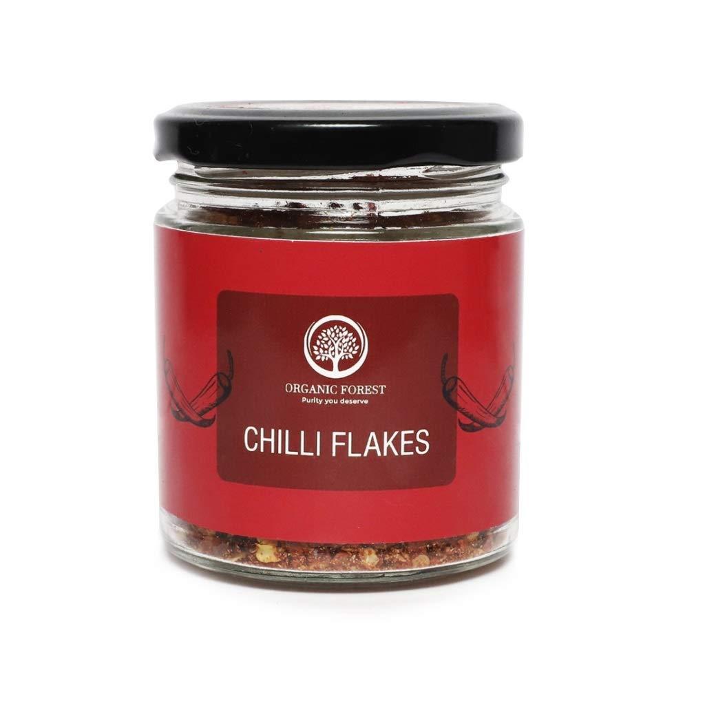 ORGANIC FOREST Organic Forest Oregano (45gm) Chilli Flakes (30gm) Combo of 2, Mixed Herbs