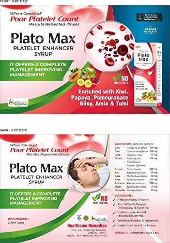 HEALTHCAM REMEDIES Healthcam Remedies Plato Max Syrup(200ml)