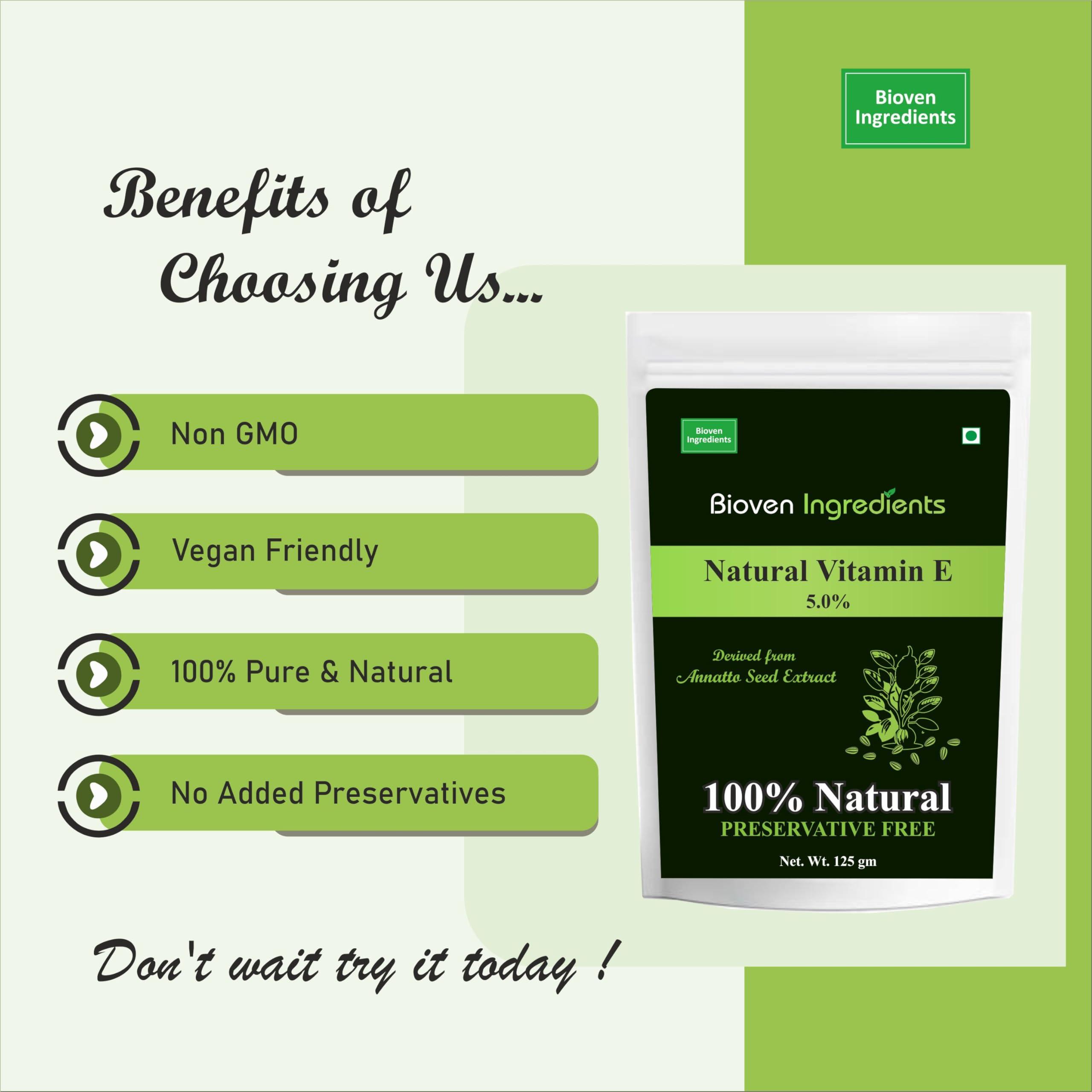 Bioven Natural Vitamin K Powder, Derived from 100% Natural & Organic Spirullina Extract by Bloven Ingredients, Non-GMO Supplement, No Preservatives, Sugar, Gluten or Dairy Free Powder