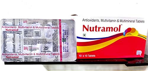 NUTRAMOL NUTRAMOL Vitamin A to Vitamin K, LYCOPENE, BIOTIN & BETACARO-TENE, IMMUNITY BOOSTER MUTIVITAMINS TABLETS 100 TABLETS PACK 10 STRIPS(NT)