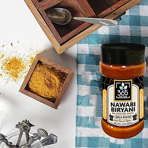 365 STORE TO DOOR 365 STORE TO DOOR Indian Spice - Jain Nawabi Biryani Masala, 100 gm | Homemade Powdered | for Healthy Cooking | Ready to use | All Seasonings Spices | Pure & Hygiene | Spice Mix – Pack of 1 (100 gm)