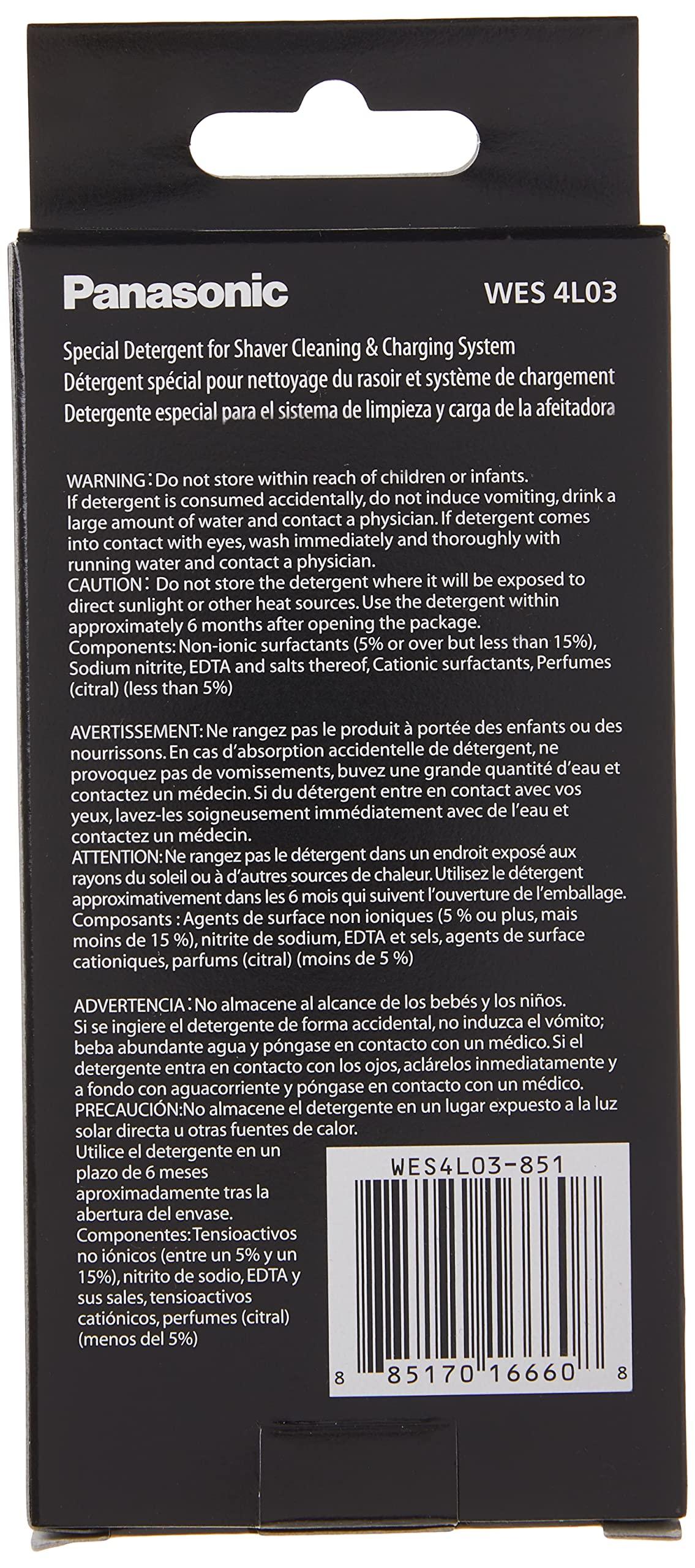 Panasonic Panasonic WES4L03 Men\'s Shaver Replacement Detergent for Cleaning/Charging System