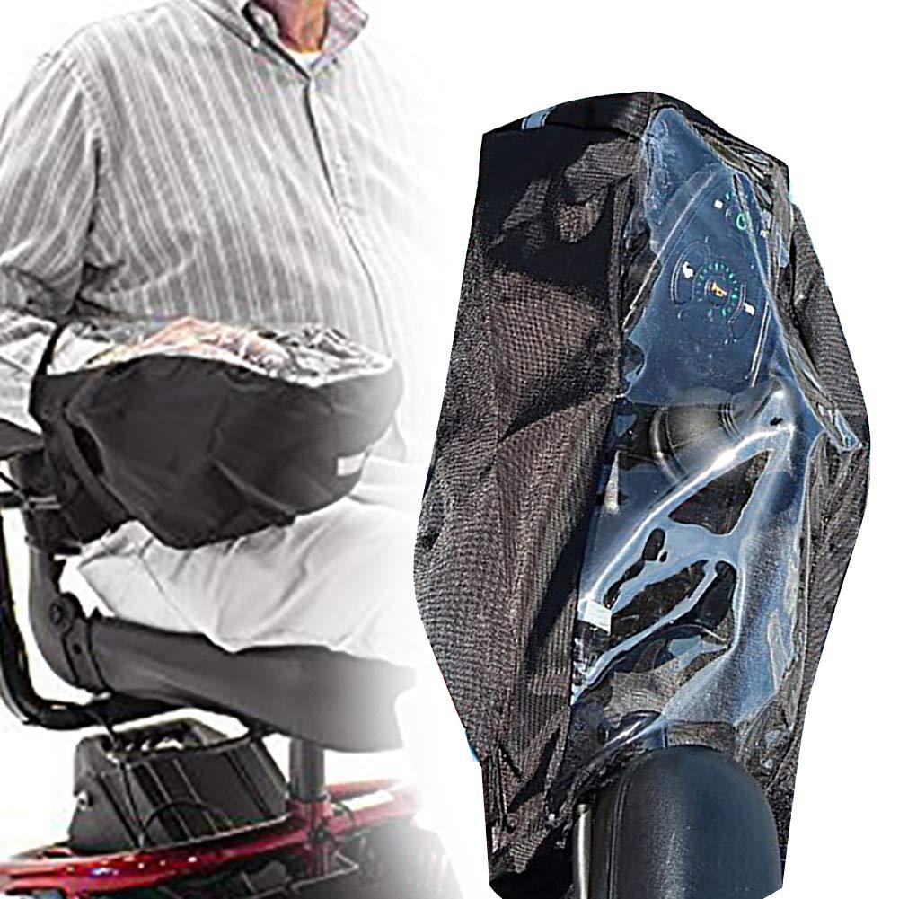 ANER Power Wheelchair Armrest Cover, Clear Electric Wheelchair Joystick Rain Cover, Durable Wheelchair Wrist Control Protector, 2515cm