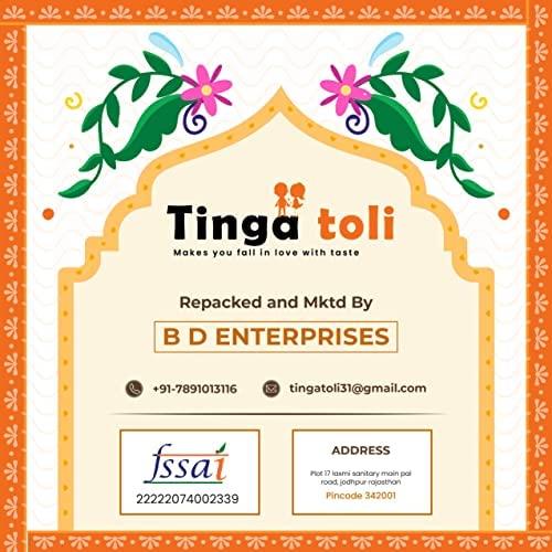 Tinga toli TINGA TOLIEmli Candy Imli Candy Khatti Meethi Imly Chulbuli Emli Tamarind Twist Candy Twisted Emly Candy [Jar Pack] (100 Grams)