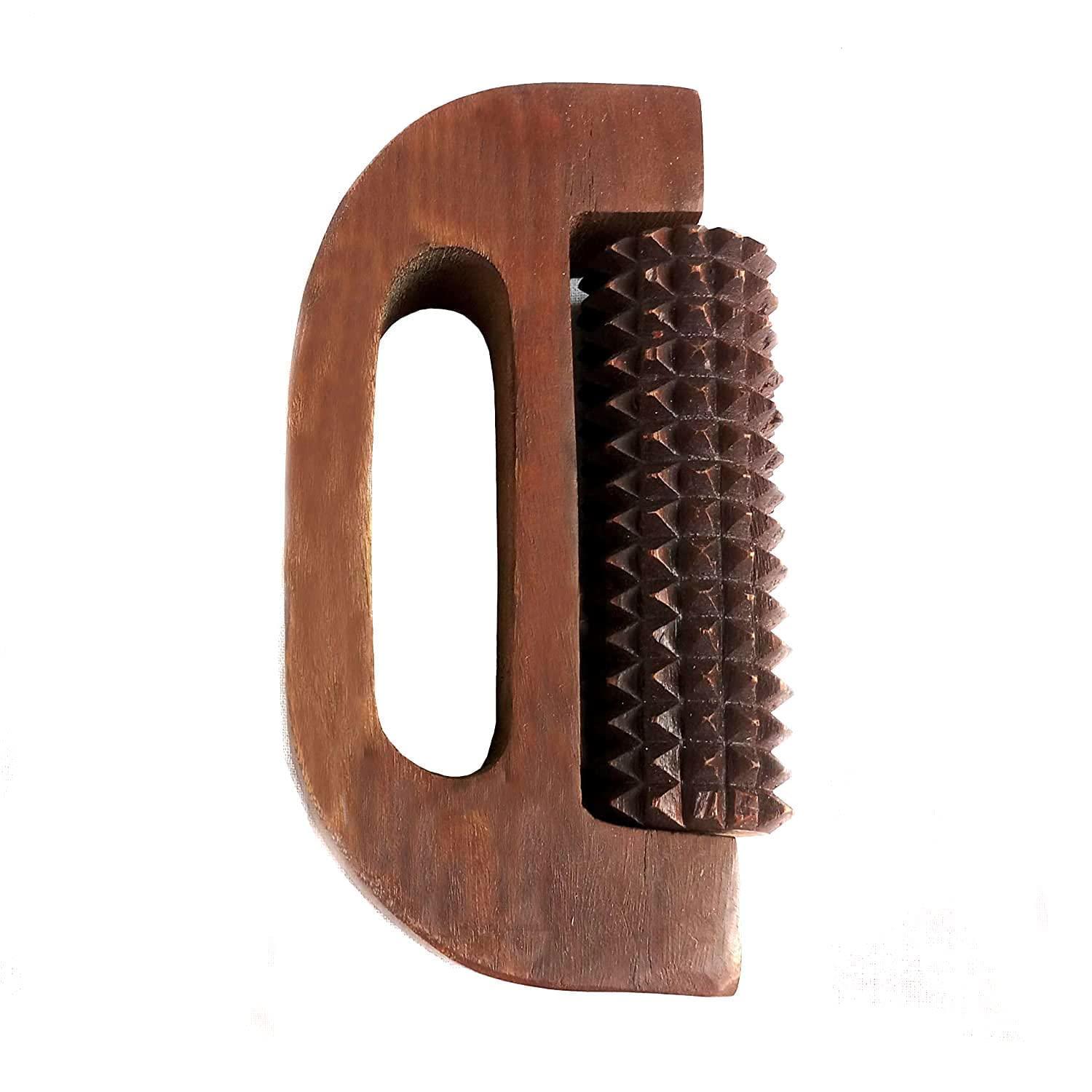 Antlantic Wood Store Antlantic Wood Store Wood Acupressure Roller D Massager/Hands massager/ Spine acupuncture massager roller /Wooden Roller Massager || wooden handheld foot roller