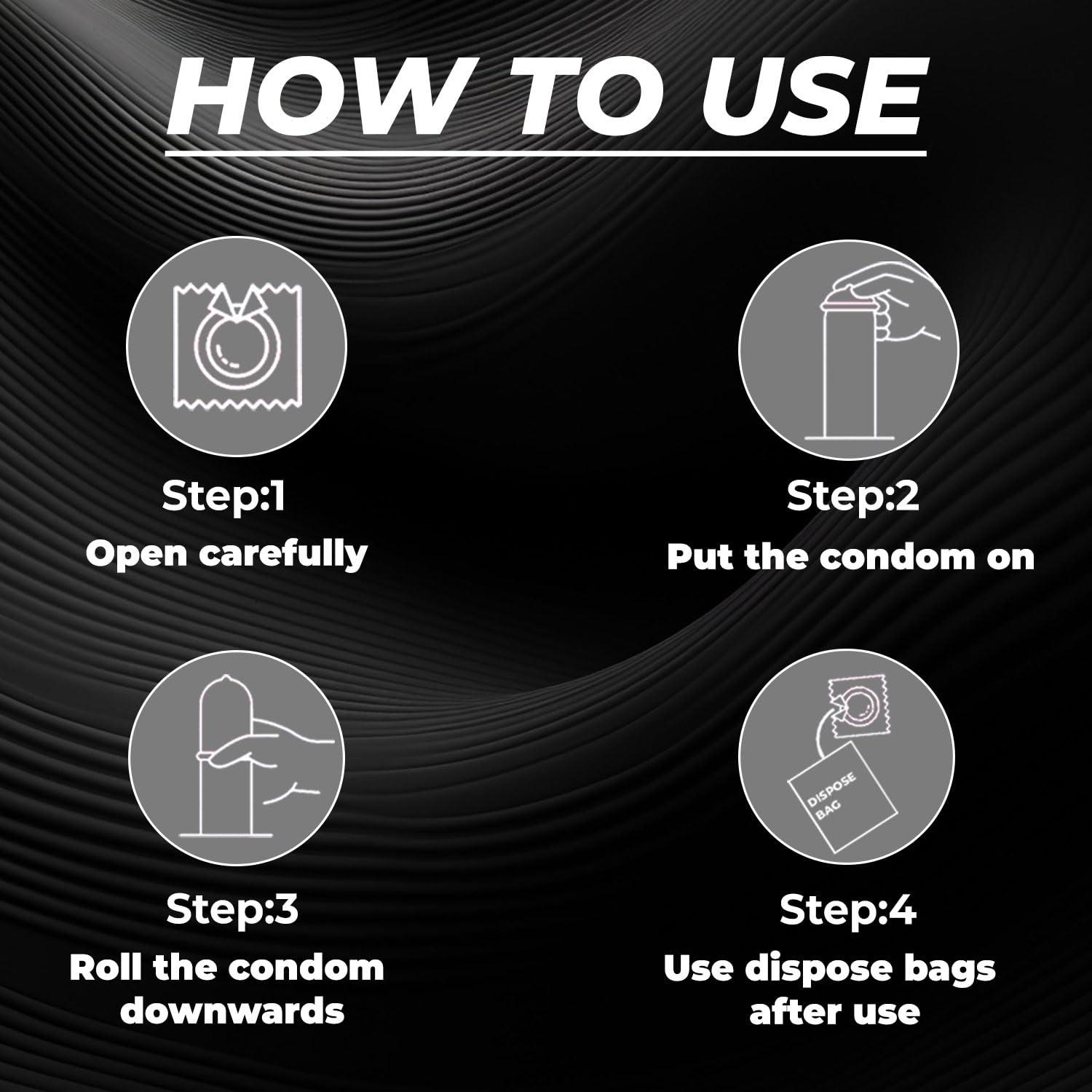 NOTTY BOY NOTTY BOY Condoms Special Honeymoon Pack For Couples - Extra Lubricated, 3-In-One Ribbed, Dotted, Contoured, Raised Dots, Thin Strawberry And Chocolate Flavoured Condom - Pack of 50