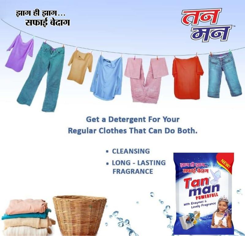 Tan man Tan Man Detergent & Superfine Washing Powder - 1 Kg (Pack of 3)