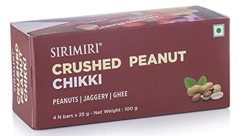 SIRIMIRI SIRIMIRI Assorted Chikkies (Classic Peanut - Classic Sesame - Crushed Peanut - Chocolate Peanut) (Each 2 x Pack of 4) - Total 32 Assorted Chikkies - Total Weight 25G x 32 Count = 800 Grams