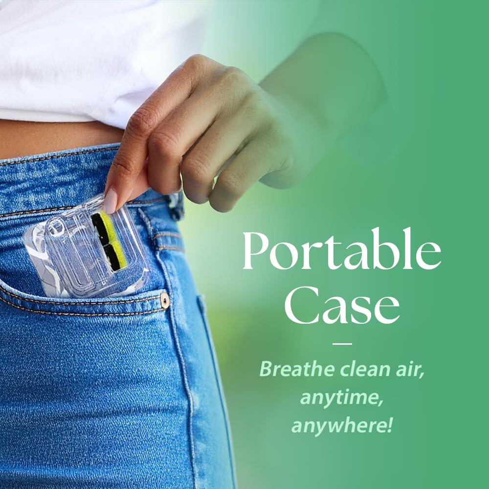 KOKOK KOKOK 3-Ply Nose Filter Reusable Breathable Nasal Plugs Air Filteration for Dust, Pollution, Block Cold Air - Pack of 3 (Small)