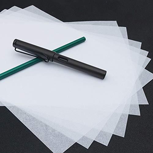 HEALLILY 4 Packs/ 400pcs Calligraphy Ink Writing Paper Tracing Paper for Students