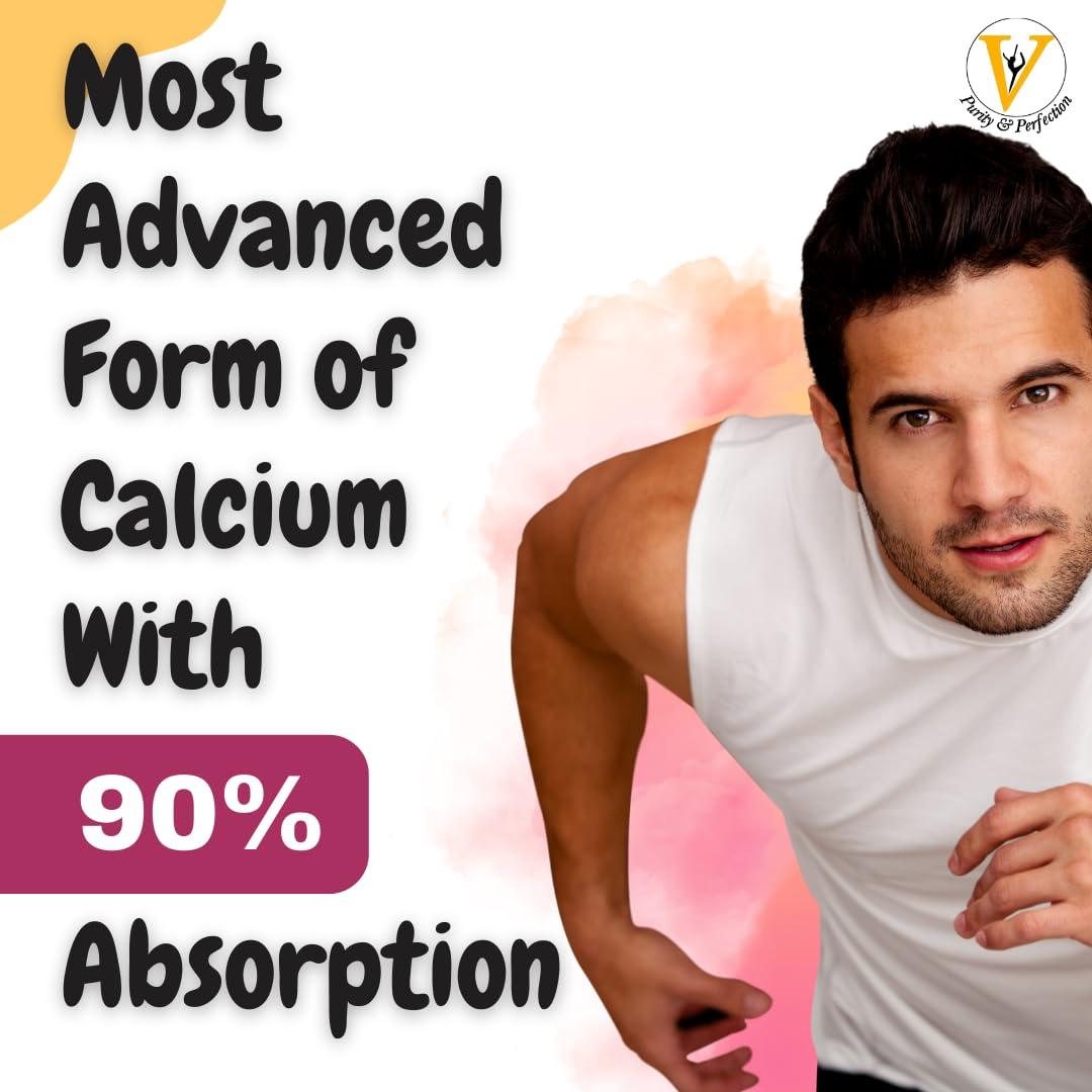 Virgo Healthcare Virocal - Calcium Orotate 500mg with Vitamin D & Zinc | Joint & Bones Supplement 60 Tablets