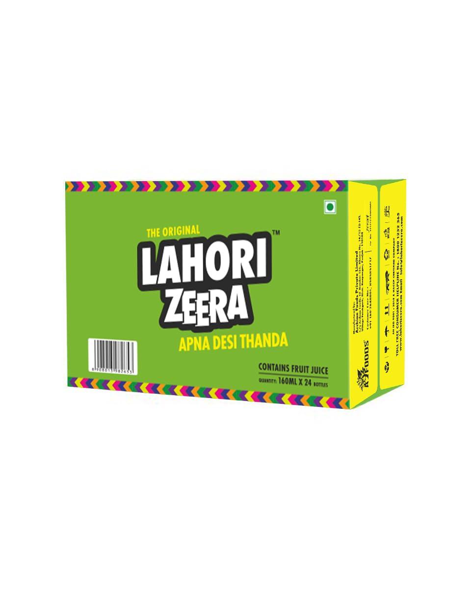 LAHORI ZEERA LAHORI ZEERA Z1 Desi Hi Changa- 160Ml, Pack Of 24 - Lemon