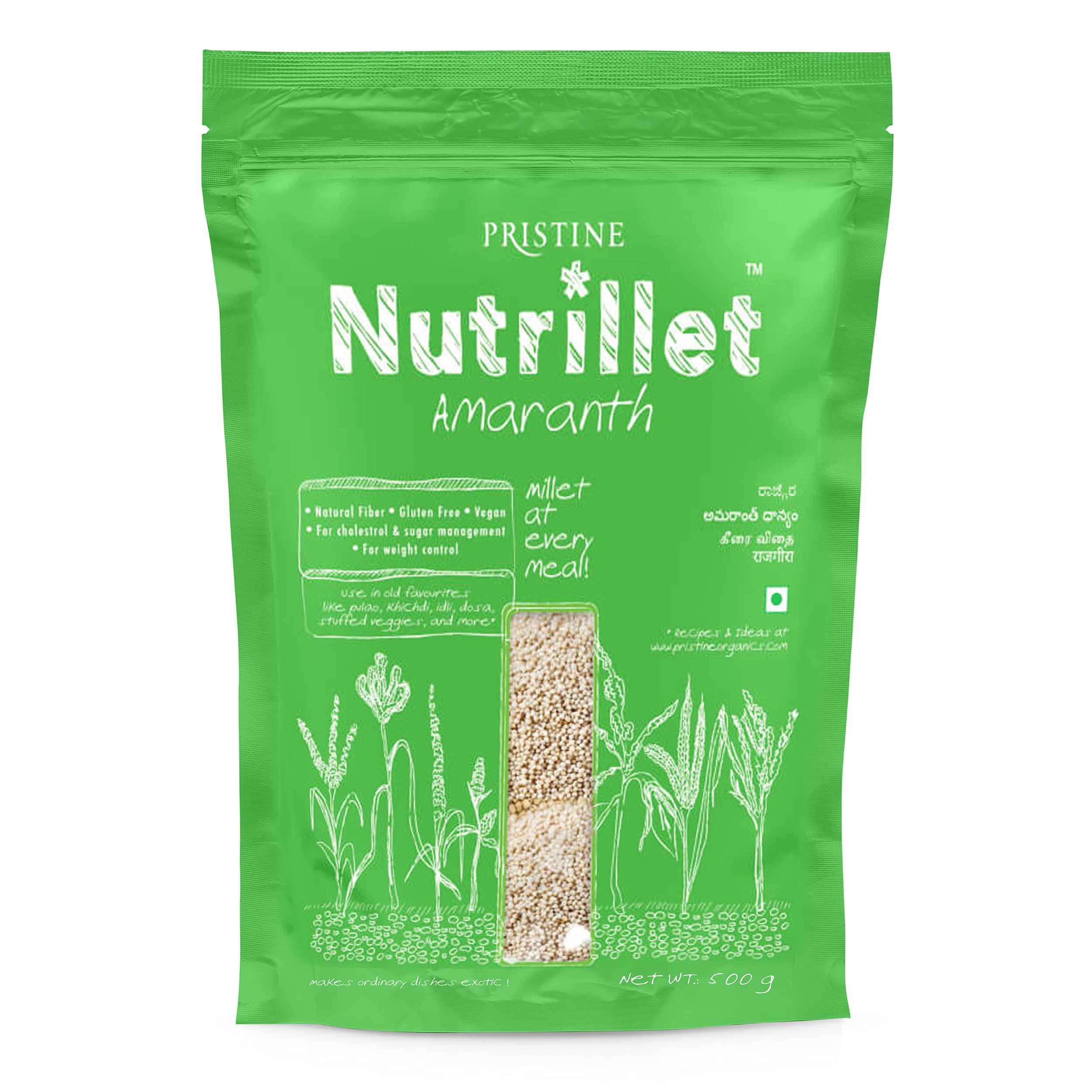 Pristine PRISTINE Nutrillet Healthy Amaranth Millet Pouch, 500 g (Pack of 3)