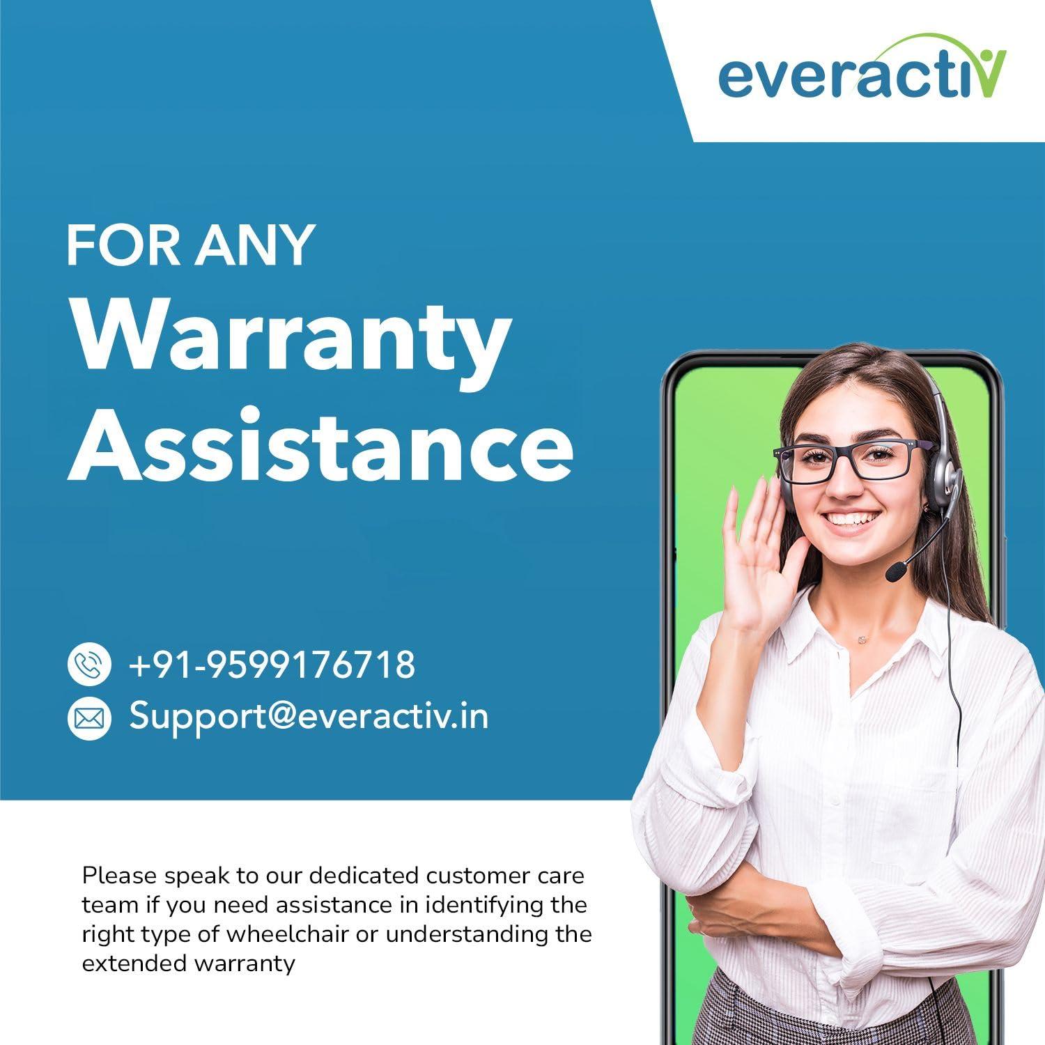 Everactiv by HCAH Everactiv by HCAH Step Walker for elderly and Senior Citizens, Dual grip for easy movement through stairs,100 Kg weight bearing Capacity, Easy Folding Mechanism