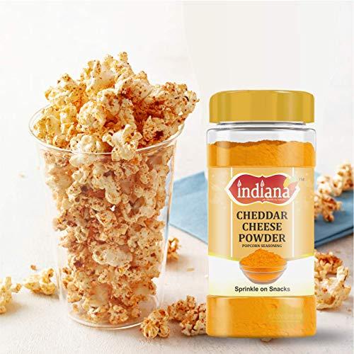 Indiana Indiana Cheddar Cheese Powder - Sprinkling on Pop Corn for Taste Enhancer - Making Cheese Sauce for Nachos