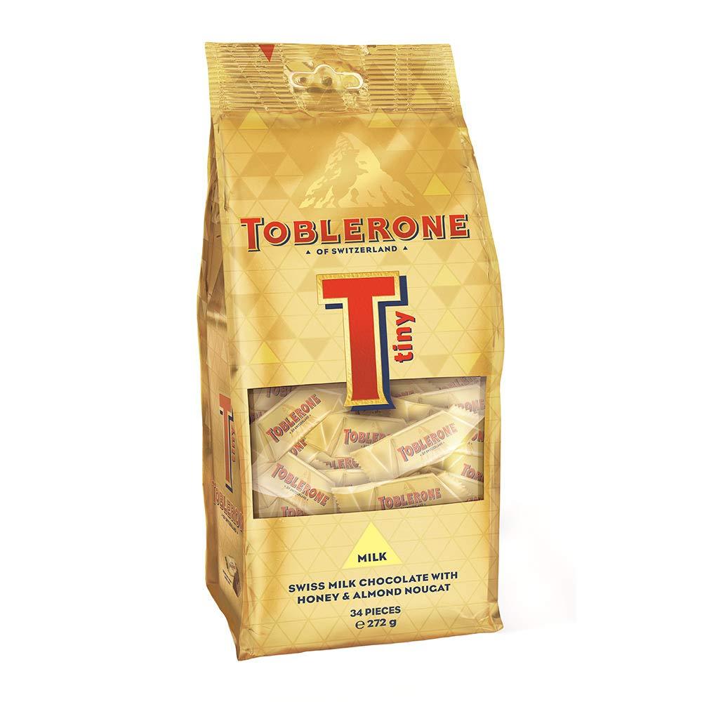 Toblerone Toblerone Tiny Swiss Milk Chocolate - Honey & Almond Nougat, 272g