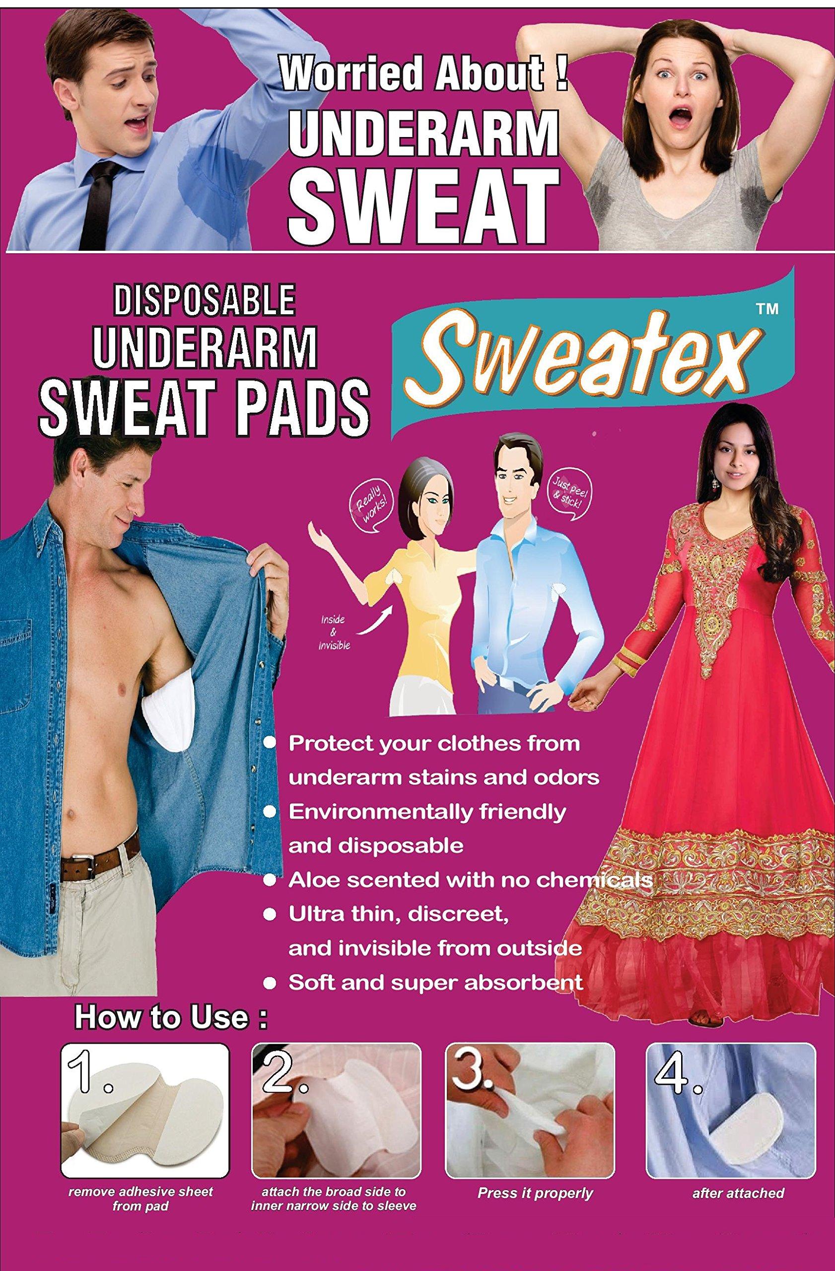 SWEATEX Sweatex Disposable Underarm Sweat Pads ( Combo Of 3 Packs )