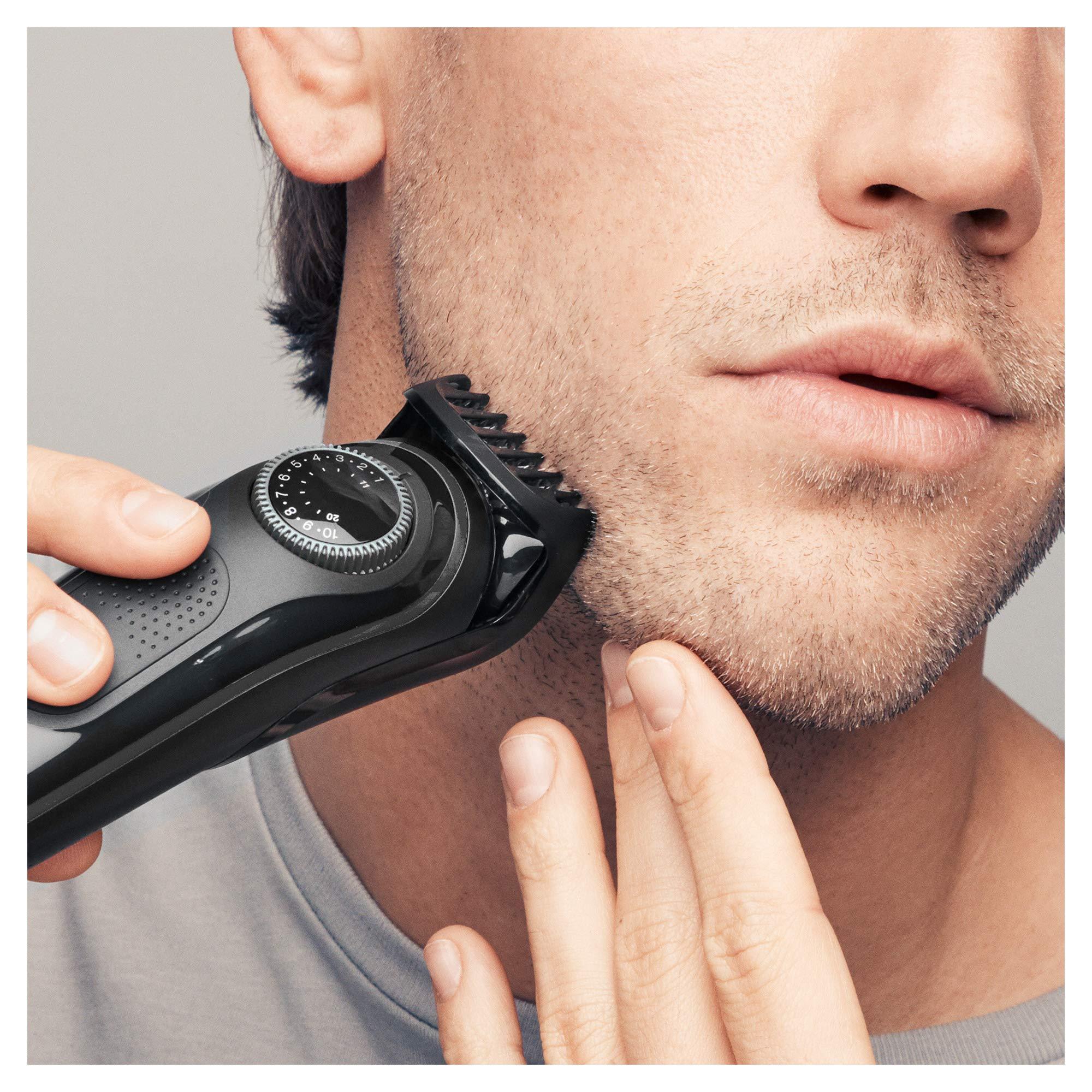 Braun Braun Beard trimmer for men- BT3022 with smart precision dial- detachable trimming comb- 20 length settings between 1 - 10 m, 40 min run time